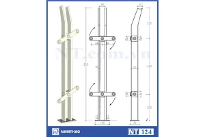 Trụ Inox 304 Nam Thao NT 124