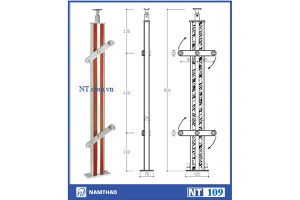 Trụ lan can Inox Nam Thao NT 109