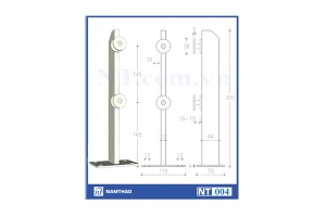 Trụ lửng đơn đặc 12mm Nam Thao NT004