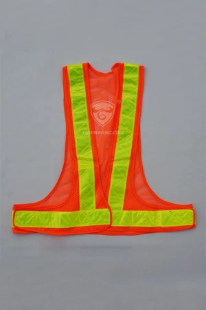May áo lưới bảo hộ có phản quang đỏ