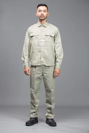 Quần áo bảo hộ Ghi xám