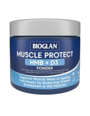 Bột uống duy trì & hỗ trợ cơ bắp Bioglan Muscle Protect HMB D3 Powder 150g Pre-order