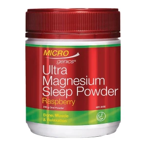 Bột uống giúp ngủ ngon Microgenics Ultra Magnesium Sleep Powder Raspberry 250g Pre-order