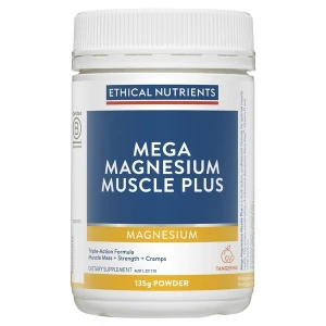 Bột uống tăng cường cơ bắp Ethical Nutrients Mega Magnesium Muscle Plus 135g Pre-order