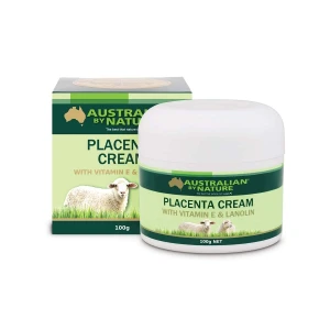 Kem dưỡng nhau thai cừu Australian By Nature Placenta Cream with Vitamin E & Lanolin 100g