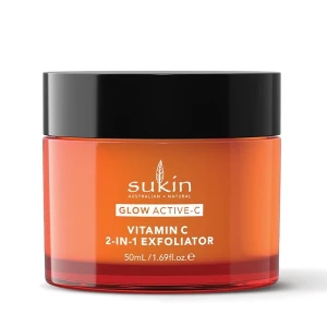 Kem tẩy da chết Sukin Glow Active-C Vitamin C 2 in 1 Exfoliator 50ml Pre-order