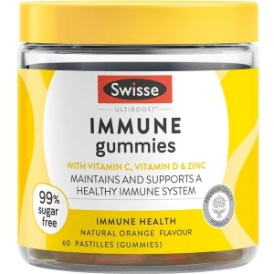 Kẹo dẻo tăng cường sức đề kháng Swisse Ultiboost Immune Gummies 60 viên Pre-order