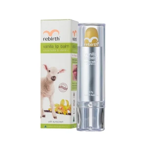 Dưỡng môi Rebirth Vanilla Lip Balm Cocoa Butter & Vitamin E