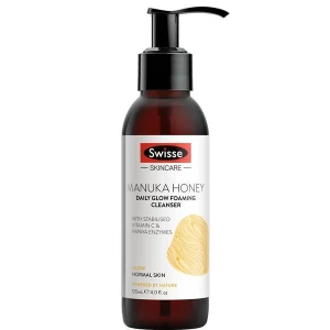 Sữa rửa mặt tạo bọt Swisse Skincare Manuka Honey Daily Glow