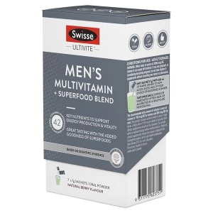 Swisse Men's Ultivite Multivitamin Superfood Blend 7 gói x 7g