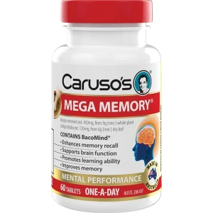 Viên uống bỗ não Caruso's Mega Memory