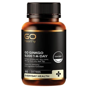 Viên uống bổ não hàm lượng cao GO Healthy Ginkgo 9000 1-A-Day | Ausmart.vn