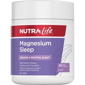 Viên uống bổ sung Magie, hỗ trợ giấc ngủ Nutra-Life Magnesium Sleep | Ausmart.vn