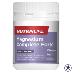 Viên uống bổ sung Magie liều cao Nutra-Life Magnesium Complete Forte | Ausmart.vn