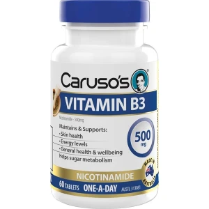 Viên uống bổ sung Vitamin B3 Caruso's Vitamin B3 500mg