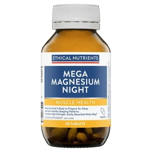 Viên uống hỗ trợ giấc ngủ Ethical Nutrients Mega Magnesium Night | Ausmart.vn