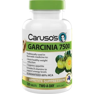 Viên uống hỗ trợ giảm cân Caruso's Garcinia Cambogia 7500