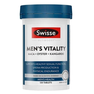Viên uống tăng cường sinh lý Nam Swisse Ultiboost Men's Vitality Maca Oyster Kangaroo 120 viên Pre-order