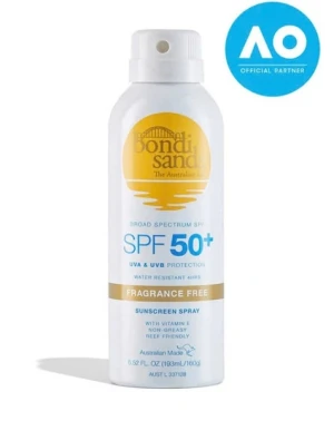 Xịt chống nắng không mùi Bondi Sands SPF 50 Fragrance Free