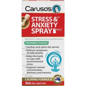 Xịt giảm căng thẳng và lo âu Caruso's Stress And Anxiety Spray Pre-order