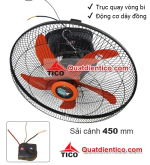 Quạt đảo trần quay 360 độ B500- loại cơ