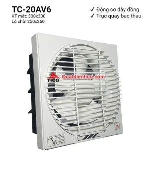 Quạt hút thông gió 1 chiều Tico TC-20AV6