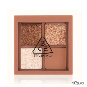 Bảng Phấn Mắt 4 Ô 3CE Mini Multi Eye Color Palette - Casual Talk | Vilip Shop - Mỹ phẩm chính hãng