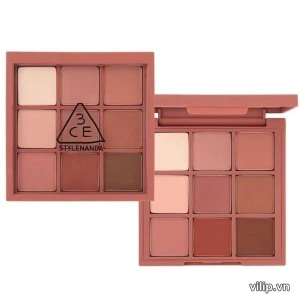 Bảng Phấn Mắt 9 Màu 3CE Multi Eye Color Palette - Dry Bouquet | Vilip Shop - Mỹ phẩm chính hãng
