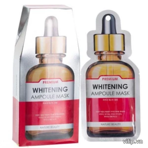 Mặt Nạ Dưỡng Trắng Da Nature Beauty Whitening Ampoule Mask