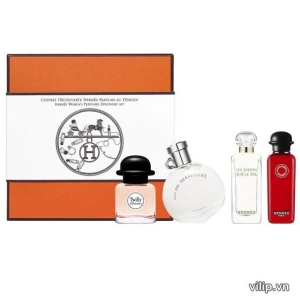 Set Nước Hoa Nữ Mini Hermès Ladies Miniature Coffret Set 4 Chai (4 x 7,5ml)