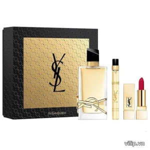 Set Nước Hoa Nữ YSL Yves Saint Laurent Libre EDP Holiday Xmas Gift Set 3 Món