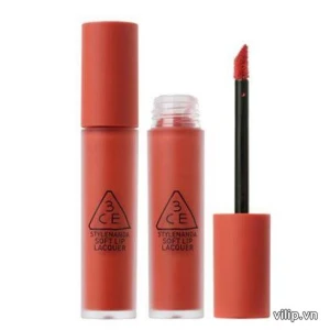 Son 3CE Soft Lip Lacquer Define This - Màu Cam Sữa