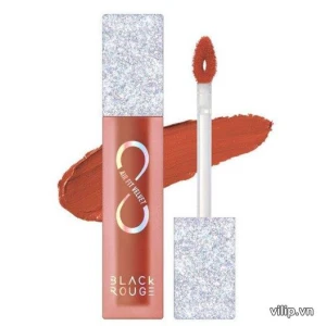 Son Black Rouge Air Fit Velvet Tint Ver 8 A03 Soft Red The Crystal – Màu Đỏ Cam Trầm | Vilip Shop - Mỹ phẩm chính hãng