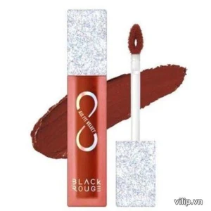 Son Black Rouge Air Fit Velvet Tint Ver 8 A12 Dashed Brown The Crystal – Màu Đỏ Nâu | Vilip Shop - Mỹ phẩm chính hãng