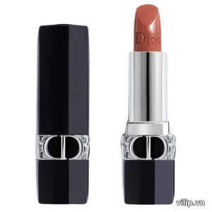 Son Dior Rouge Dior Satin 434 Promenade Màu Hồng Cam Nâu