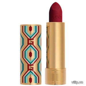 Son Gucci Rouge À Lèvres Mat Lipstick Limited 509 Janie Scarlet Xmas - Màu Đỏ Trầm | Vilip Shop - Mỹ phẩm chính hãng