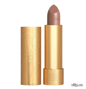 Son Gucci Rouge À Lèvres Satin Lipstick 204 Peggy Taupe - Màu Nâu Socola  | Vilip Shop - Mỹ phẩm chính hãng