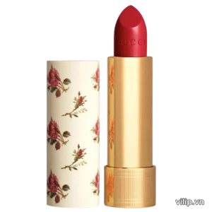 Son Gucci Rouge À Lèvres Voile 25 Goldie Red (Vỏ Hoa) - Màu Đỏ Tươi | Vilip Shop - Mỹ phẩm chính hãng