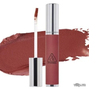 Son Kem Lì 3CE Hazy Lip Clay Hipamine - Màu Đỏ Đất | Vilip Shop - Mỹ phẩm chính hãng