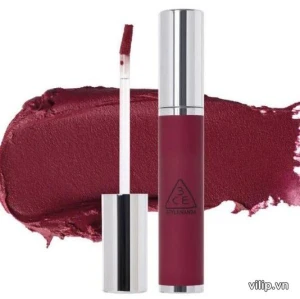 Son Kem Lì 3CE Hazy Lip Clay Plum Pudding - Màu Đỏ Rượu | Vilip Shop - Mỹ phẩm chính hãng