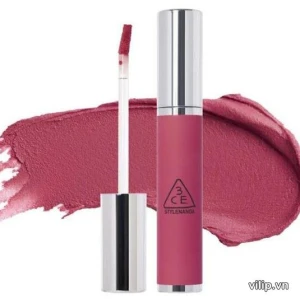 Son Kem Lì 3CE Hazy Lip Clay Typegirl - Màu Hồng Tím | Vilip Shop - Mỹ phẩm chính hãng