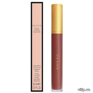Son Kem Lì Gucci Rouge Liquid Matte 203 Mildred Rosewood (New) - Màu Hồng Nâu | Vilip Shop - Mỹ phẩm chính hãng