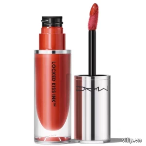 Son Kem MAC Locked Kiss Ink 24HR Lipcolour 92 Brazen - Màu Đỏ Cam Gạch | Vilip Shop - Mỹ phẩm chính hãng