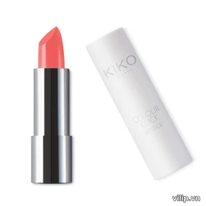 Son Kiko Colour Click Lipstick 01 Brillant Pink - Màu Hồng Đào | Vilip Shop - Mỹ phẩm chính hãng