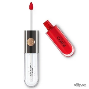 Son Kiko Unlimited Double Touch Fire Red 115 - Màu Đỏ Tươi  | Vilip Shop