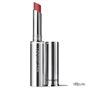 Son MAC Locked Kiss 24HR Lipstick 79 Coy - Màu Đỏ Hồng | Vilip Shop - Mỹ phẩm chính hãng
