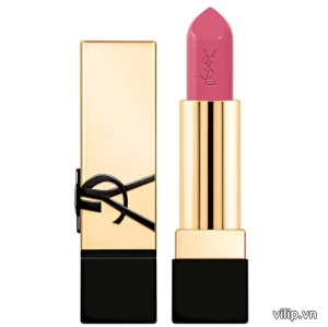 Son YSL Rouge Pur Couture Caring Satin Lipstick PM Pink Muse - Màu Hồng Đất Ánh Tím | Vilip Shop - Mỹ phẩm chính hãng