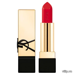 Son YSL Rouge Pur Couture Caring Satin Lipstick R5 Subversive Ruby - Màu Đỏ Thuần | Vilip Shop - Mỹ phẩm chính hãng
