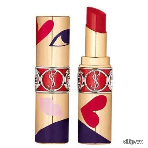 Son YSL Rouge Volupte Shine Collector I Love You Light Me Red 119 (Bản Giới Hạn)