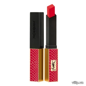 Son Ysl Slim Collector 110 Vỏ Rắn (Bản Giới Hạn) – Màu Đỏ Cam | Vilip Shop - Mỹ phẩm chính hãng